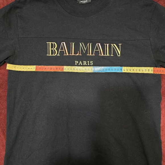 Balmain Vintage Balmain embroidered T-shirt (M) - Picture 2 of 5